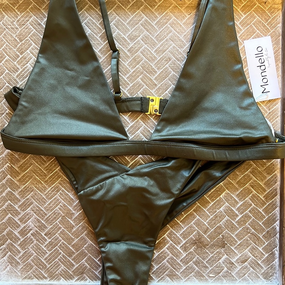Bikini set - top is large - bottoms XL. Brand new never worn
